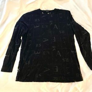 Versace Jeans Couture Black laser cut Top